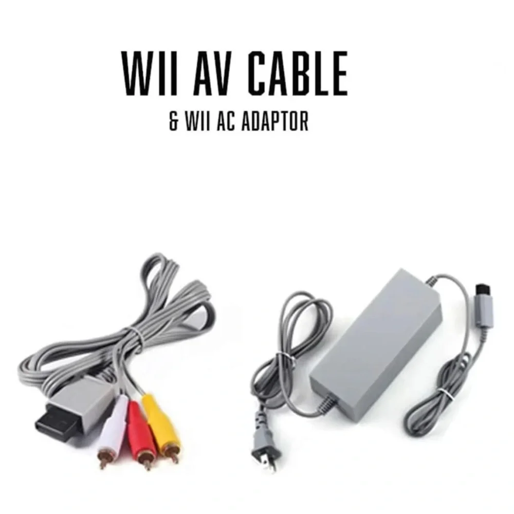 Nintendo Console with White and Gray Accessories